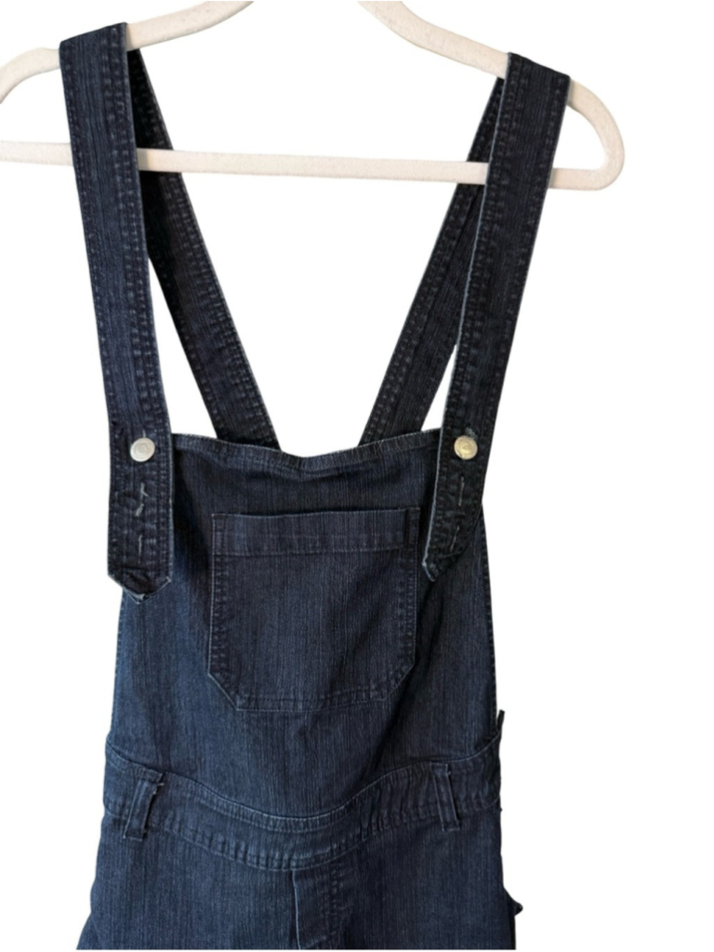 Women’s Black Denim Short Overalls - Unbranded - Picture 9 of 14